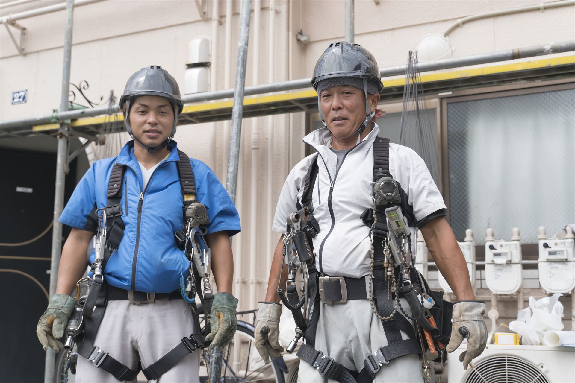 現場で働く作業員